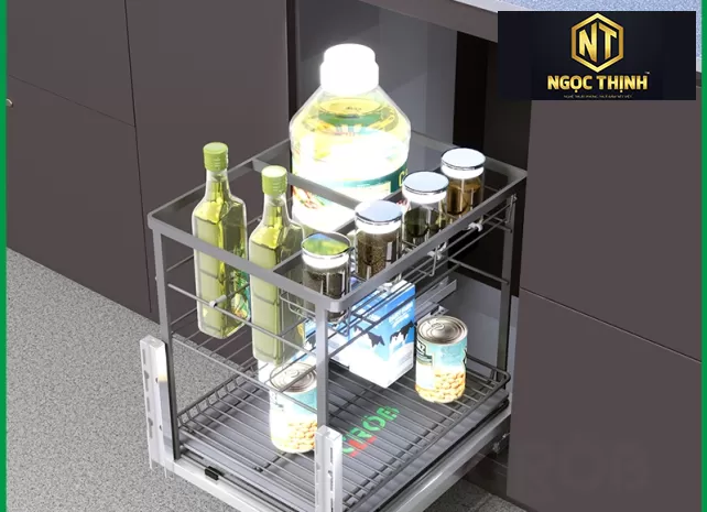 KỆ ĐỰNG GIA VỊ HỢP KIM SƠN NANO TẠI Long Thọ